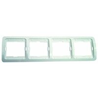 Рамка 4-м Mimoza горизонт. бел. Makel 22039