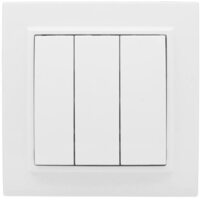 Выключатель 3-кл. СП Минск 10А IP20 бел. Basic EKF ERV10-024-10