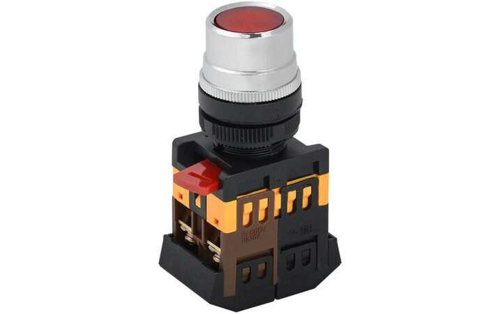 фото - Кнопка ABLF-22 красн. 1з+1р IEK BBT10-ABLF-K04