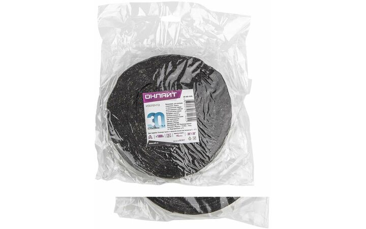 фото - Изолента ХБ 20мм (рул.30м) OIT-H20-30/BL 375г ОНЛАЙТ 61162