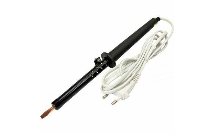 фото - Паяльник ПП 220В 100Вт пластиковая ручка ЭПСН (Россия) Rexant 12-0291-1