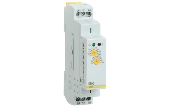 фото - Реле задержки включения ORT 1 контакт 12-240В AC/DC IEK ORT-A1-ACDC12-240V