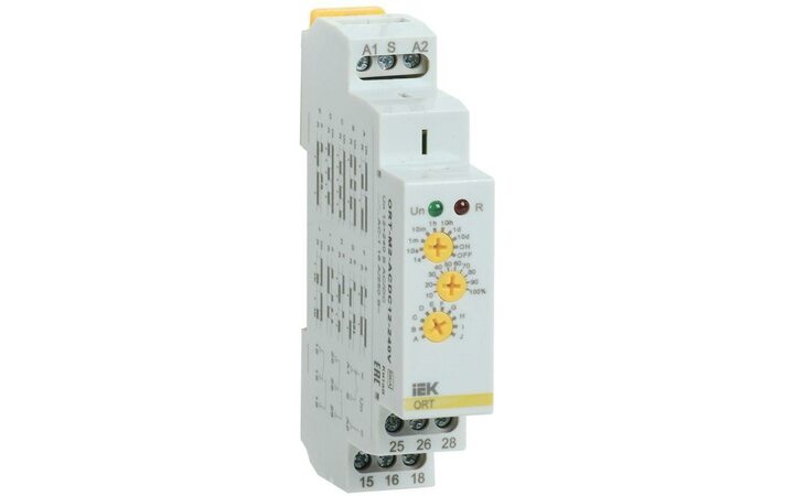фото - Реле времени многофункц. ORT 2 контакта 12-240В AC/DC IEK ORT-M2-ACDC12-240V