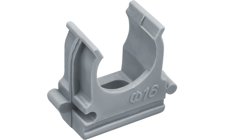 фото - Держатель с защелкой 16мм для труб 61 228 NCR-T-16-B100 Navigator 61228