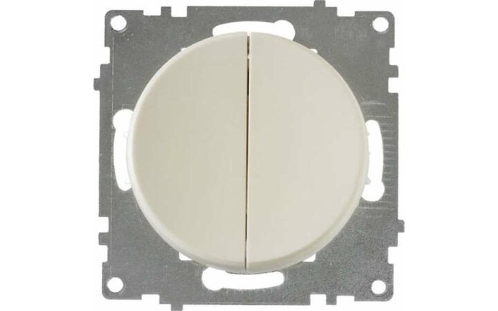 фото - Механизм выключателя 2-кл. СП Florence 10А IP20 беж. 1E31501301 OneKeyElectro 2172799