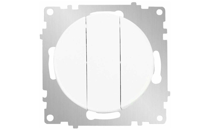 фото - Механизм выключателя 3-кл. СП Florence 10А IP20 бел. 1E31901300 OneKeyElectro 2172780