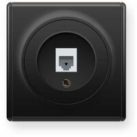 Механизм розетки комп. 1-м СП Florence 1xRJ45 кат.5e черн. 1E20701303 OneKeyElectro 2172816