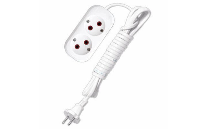 фото - Удлинитель 2х3м без заземл. 6А IP20 У6-011 ШВВП 2х0.75 UNIVersal 9631912