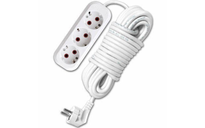 фото - Удлинитель 3х10м с заземл. 10А IP20 У10-554 ПВС 3х1 UNIVersal 554-10