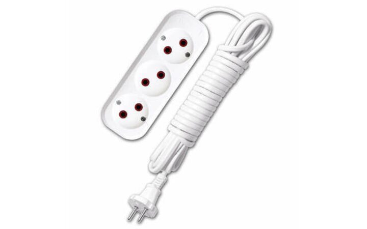 фото - Удлинитель 3х5м без заземл. 6А IP20 У6-639 ШВВП 2х0.75 UNIVersal 9631934