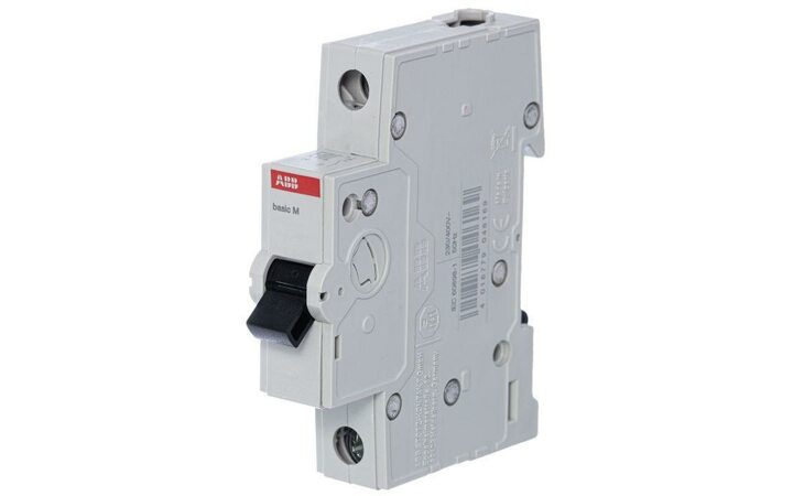 фото - Выключатель автоматический модульный 1п C 10А 4.5кА Basic M BMS411C10 ABB 2CDS641041R0104