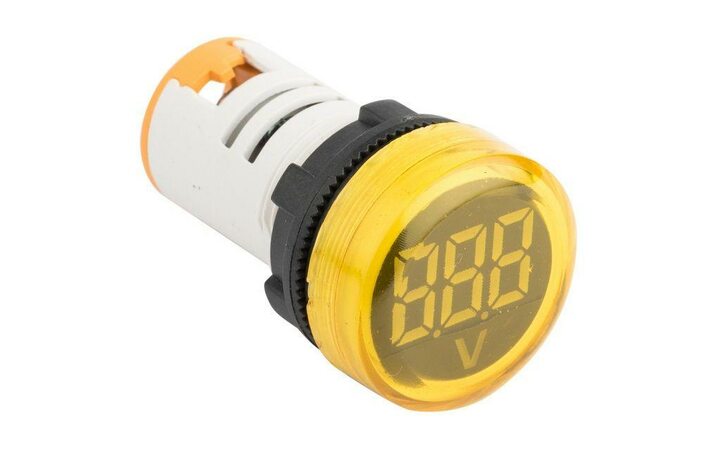 фото - Индикатор значения напряжения ED16-22VD желт. PROxima EKF ed16-22vd-y