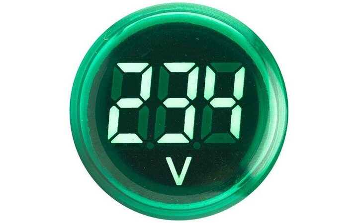 фото - Индикатор значения напряжения ED16-22VD зел. PROxima EKF ed16-22vd-g