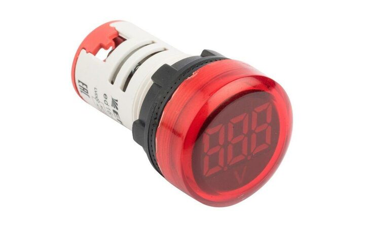 фото - Индикатор значения напряжения ED16-22VD красн. PROxima EKF ed16-22vd-r