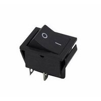 Выключатель клавишный 250В 15А (4с) ON-OFF черн. (RWB-501 SC-767) Rexant 36-2310