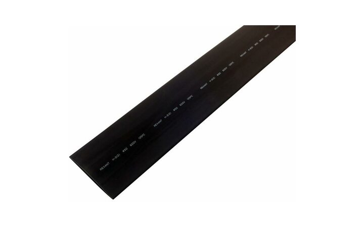 фото - Трубка термоусадочная 50.0/25.0 1м черн. Rexant 25-0006