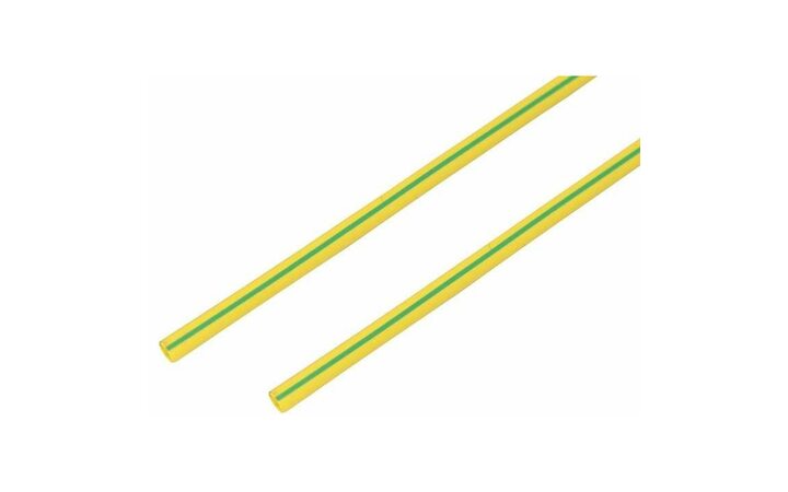 фото - Трубка термоусадочная 25.0/12.5 1м желт./зел. Rexant 22-5007