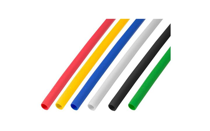 фото - Набор трубок термоусадочных ТУТ 6.0/3.0мм 1м (уп.50шт) 5 цветов Rexant 29-0156