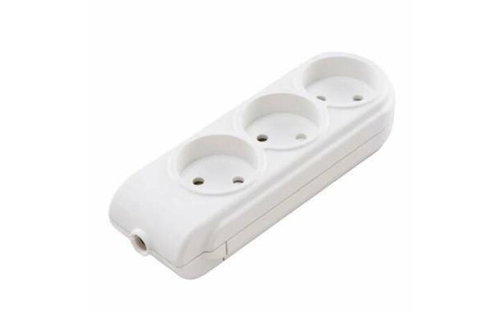 фото - Колодка удлинителя 3-м без заземл. защ. шторки Makel N3010000