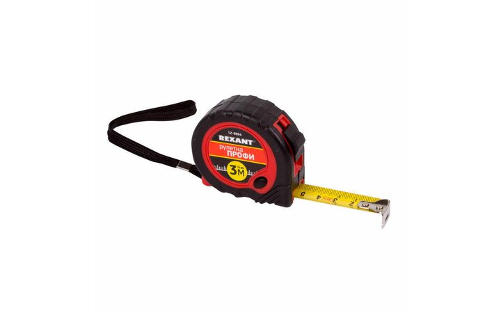 фото - Рулетка измерительная 'Профи' прорезин. корпус 3мх16мм Rexant 12-9004