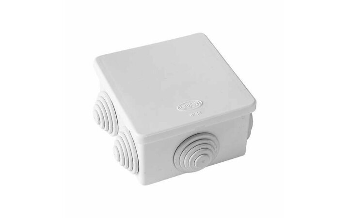 фото - Коробка распределительная ОП 70х70х40мм IP44 бел. ГУСИ С3В76 Б Евро