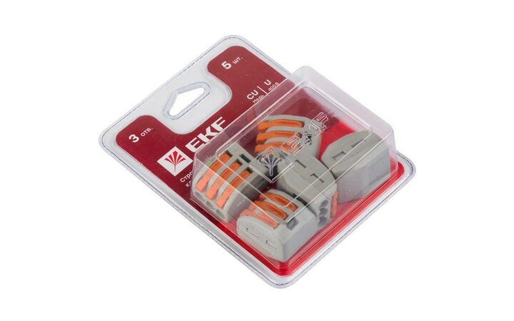 фото - Клемма СМК 222-413 (блист.5шт) EKF plc-smk-413b