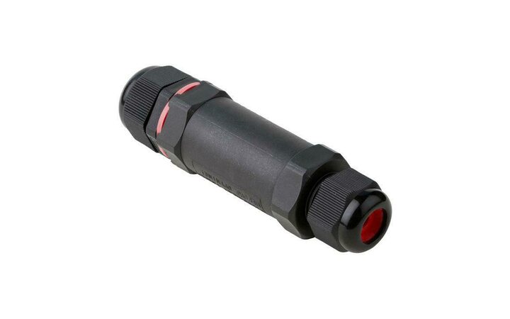 фото - Коннектор кабельный I-образный (клеммник 3PIN) IP68 FreeTools EKF plc-uac-cb3