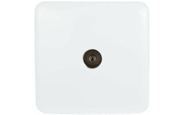 фото - Розетка TV 1-м ОП VIOLA оконечная бел. LEZARD 751-0200-130