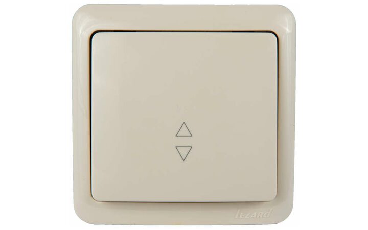 фото - Выключатель проходной 1-кл. 1п ОП Viola 10А IP20 крем. LEZARD 751-0300-105