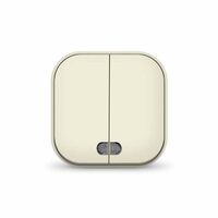 Выключатель 2-кл. 1п ОП 10А IP20 с подсветкой сл. кость IONICH 1426