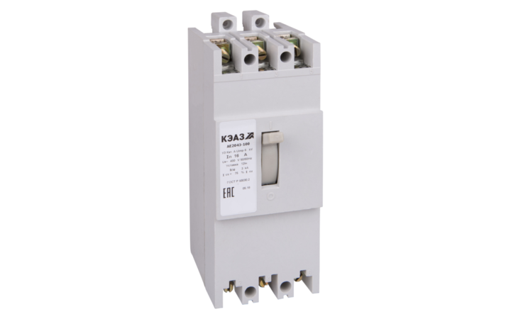 фото - Выключатель автоматический 125А 10Iн АЕ2056М1-100 У3 400В AC КЭАЗ 104517