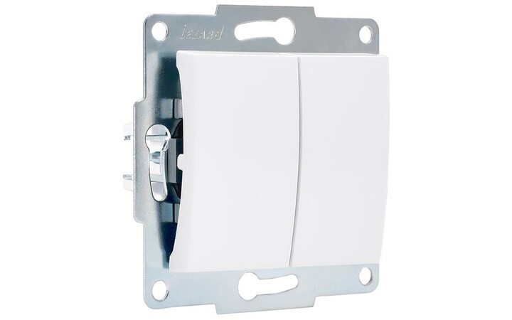 фото - Механизм выключателя 2-кл. 1п СП Karina 10А IP20 бел. LEZARD 707-0288-101