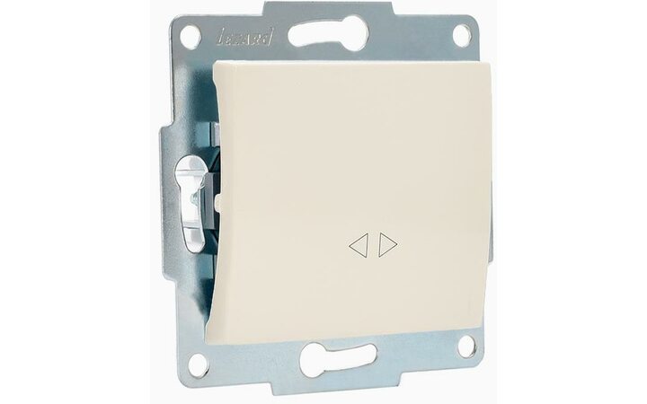 фото - Механизм выключателя промежуточного 1-кл. 2п СП Karina 10А IP20 крем. LEZARD 707-0388-107