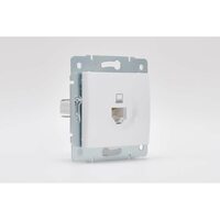 Механизм розетки компьютерн. 1-м СП KARINA RJ45 бел. LEZARD 707-0288-139