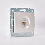 фото - Механизм розетки компьютерной RJ45 1-м СП Karina жемчуж./бел. перламутр. LEZARD 707-3088-139
