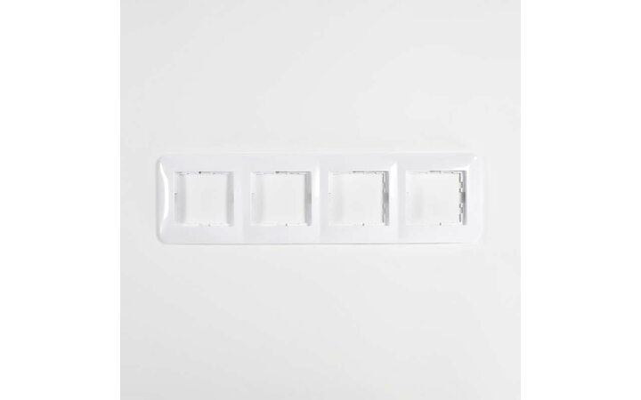 фото - Рамка 4-м KARINA LIFE горизонт. бел. LEZARD 708-0200-149