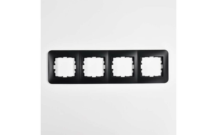 фото - Рамка 4-м KARINA LIFE горизонт. черн. бархат LEZARD 708-4200-149