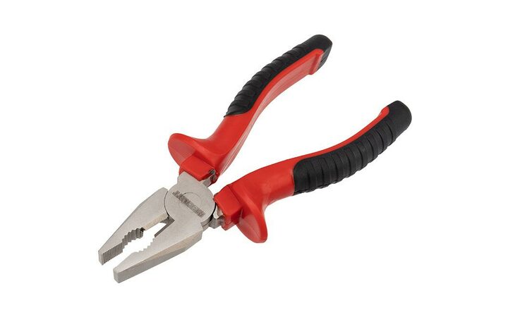 фото - Плоскогубцы комбинированные 160мм никелированные двухкомпонентные рукоятки Rexant 12-4611