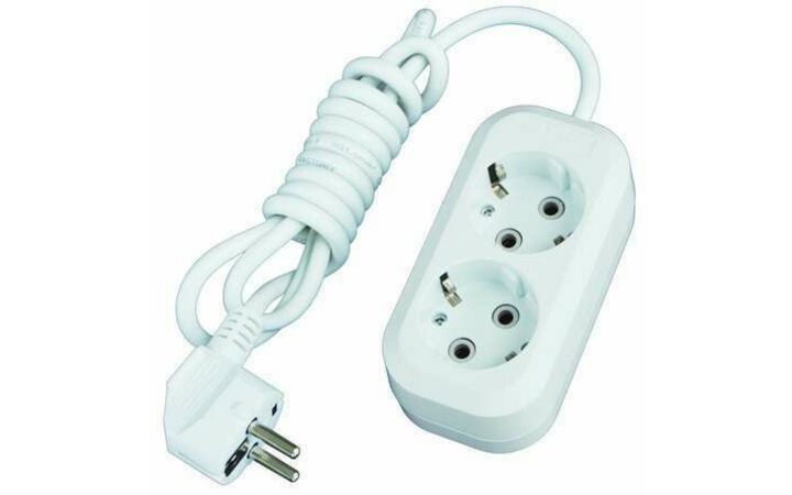 фото - Удлинитель 2х3м с заземл. 16А IP20 Е-302 АБС-пл. ПВС 3х1 UNIVersal 9631973