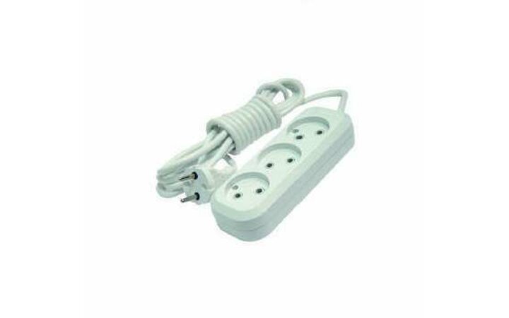 фото - Удлинитель 3х3м без заземл. 10А IP20 Makel MGP123