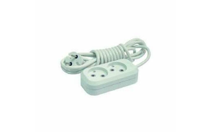 фото - Удлинитель 2х3м без заземл. 10А IP20 Makel MGP103