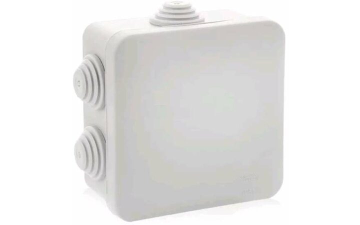 фото - Коробка распределительная ОП 70х70х40мм 7 вводов IP55 бел. Ruvinil 67030Б