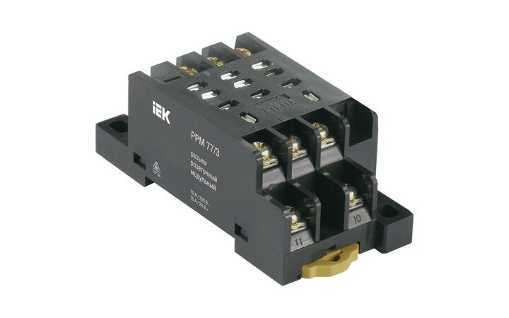 фото - Разъем модульный РРМ78/4(PYF14A) для РЭК78/4(MY4) IEK RRP20D-RRM-4