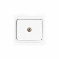 Розетка TV 1-м СП Валери бел. UNIVersal В0027