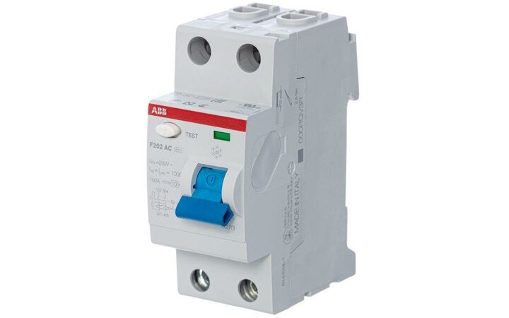 фото - Выключатель дифференциального тока (УЗО) 2п 16А 10мА тип AC F202 ABB 2CSF202001R0160
