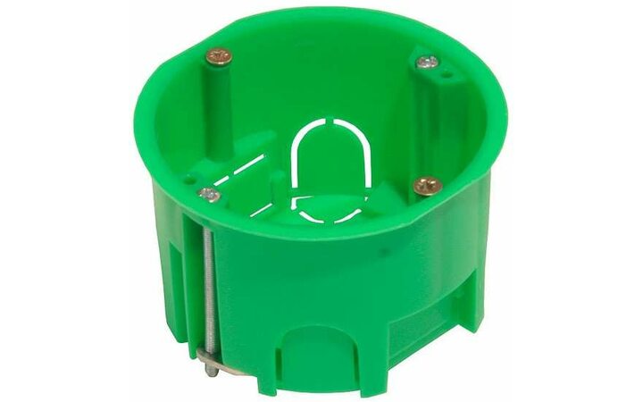 фото - Коробка установочная СП 68х45 для гипсокарт. с метал. лапками HEGEL КУ1202