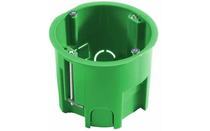 фото - Коробка установочная СП 68х60 для гипсокарт. с метал. лапками HEGEL КУ1205