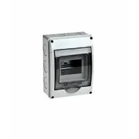 Бокс ОП Тусо 5мод. IP65 сер./дым. двер. Рувинил 69005