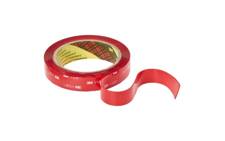 фото - Лента монтажная двусторонняя VHBTM 4910F основа вспененный акрил адгезив VHB 19ммх3м прозр. 3М 7000072294