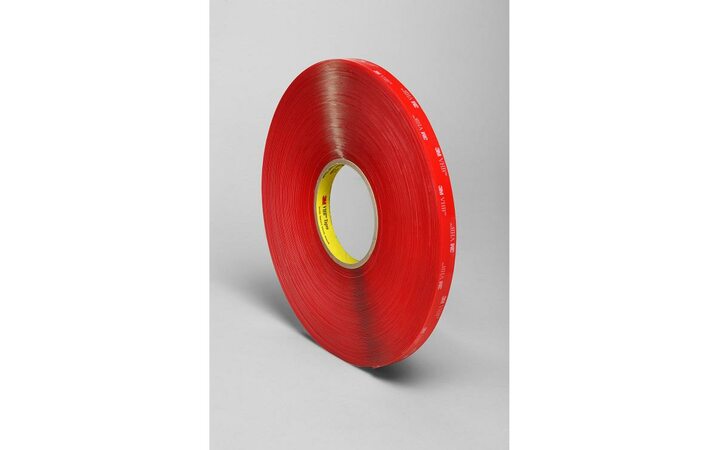 фото - Лента монтажная двусторонняя VHBTM 4910F основа вспененный акрил адгезив VHB 19ммх11м прозр. 3М 7100123355